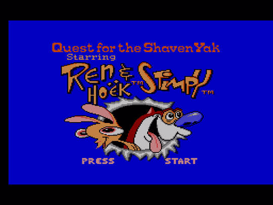 Quest for the Shaven Yak Starring Ren and Stimpy screenshot 2 for Sega Master System